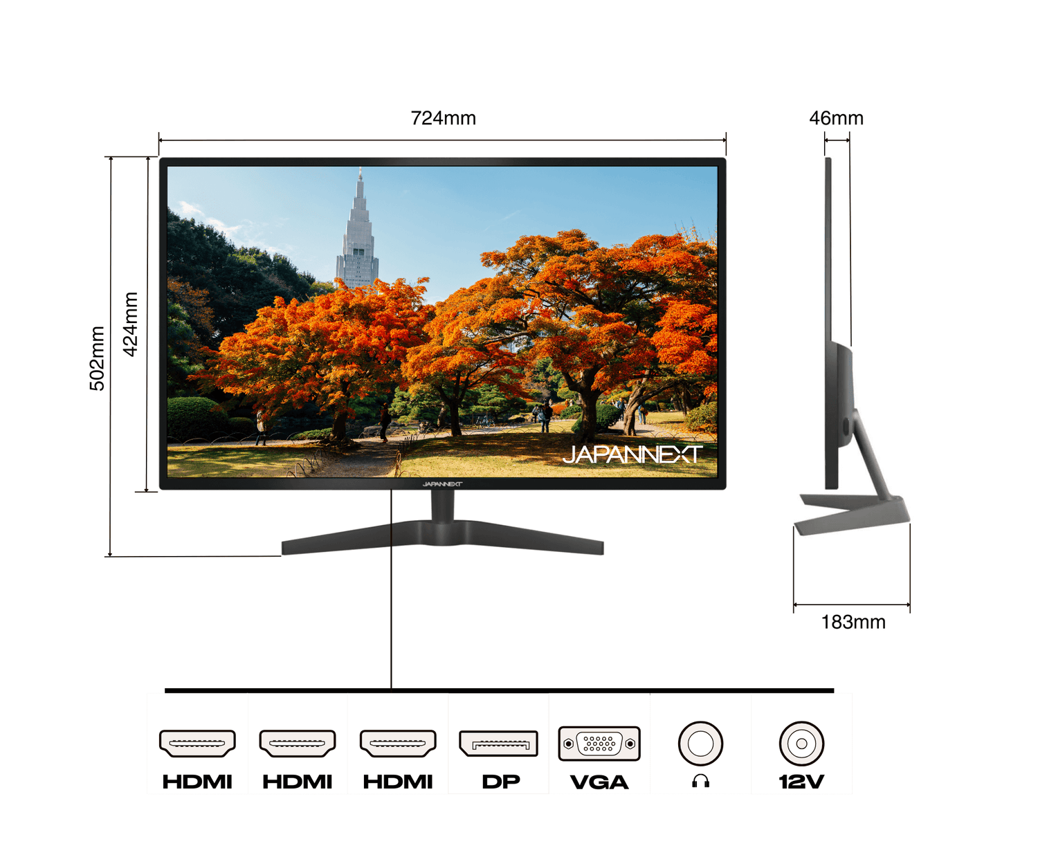 Schermo da ufficio per PC | 32&quot; | WQHD | 60Hz