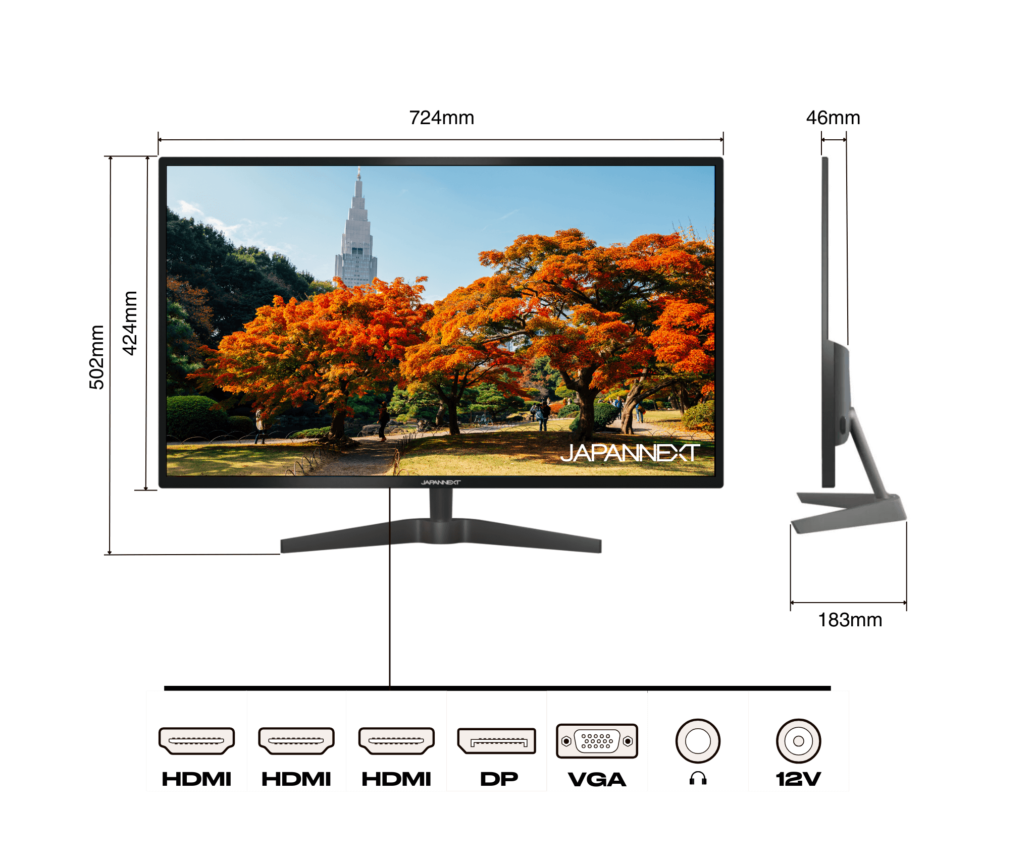 Schermo da ufficio per PC | 32&quot; | WQHD | 60Hz