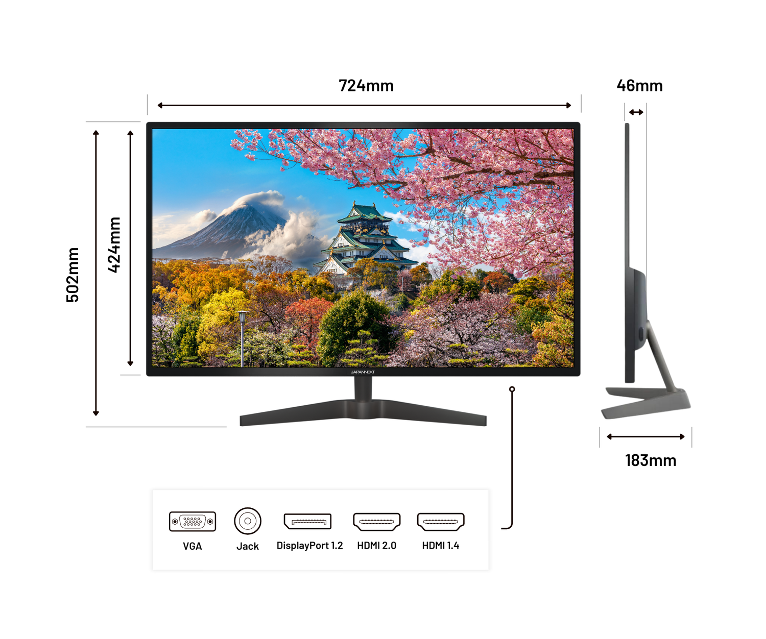 Schermo da ufficio per PC | 32&quot; | WQHD | 60Hz