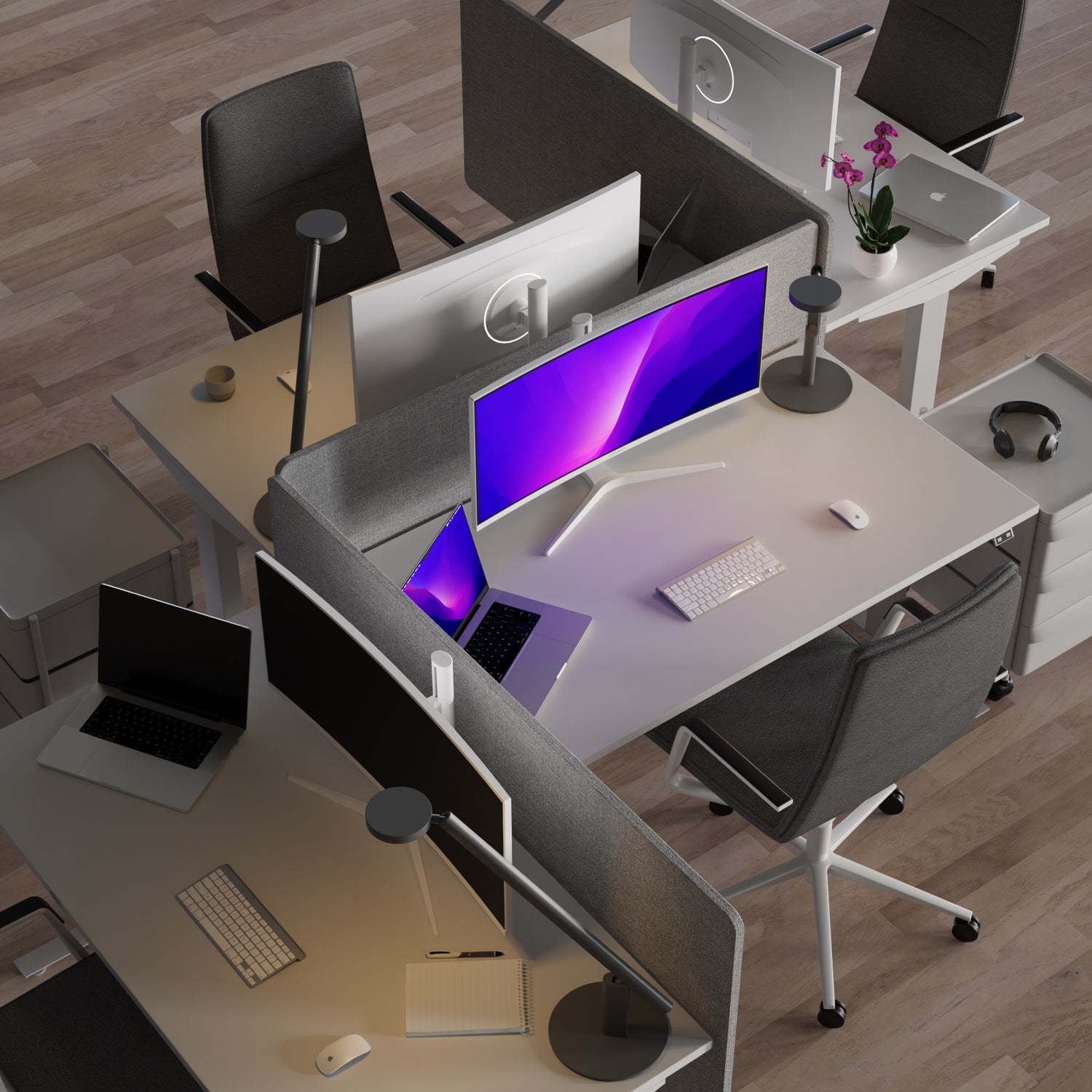 Schermo curvo | 34&quot; | UWQHD | IPS | Bianco