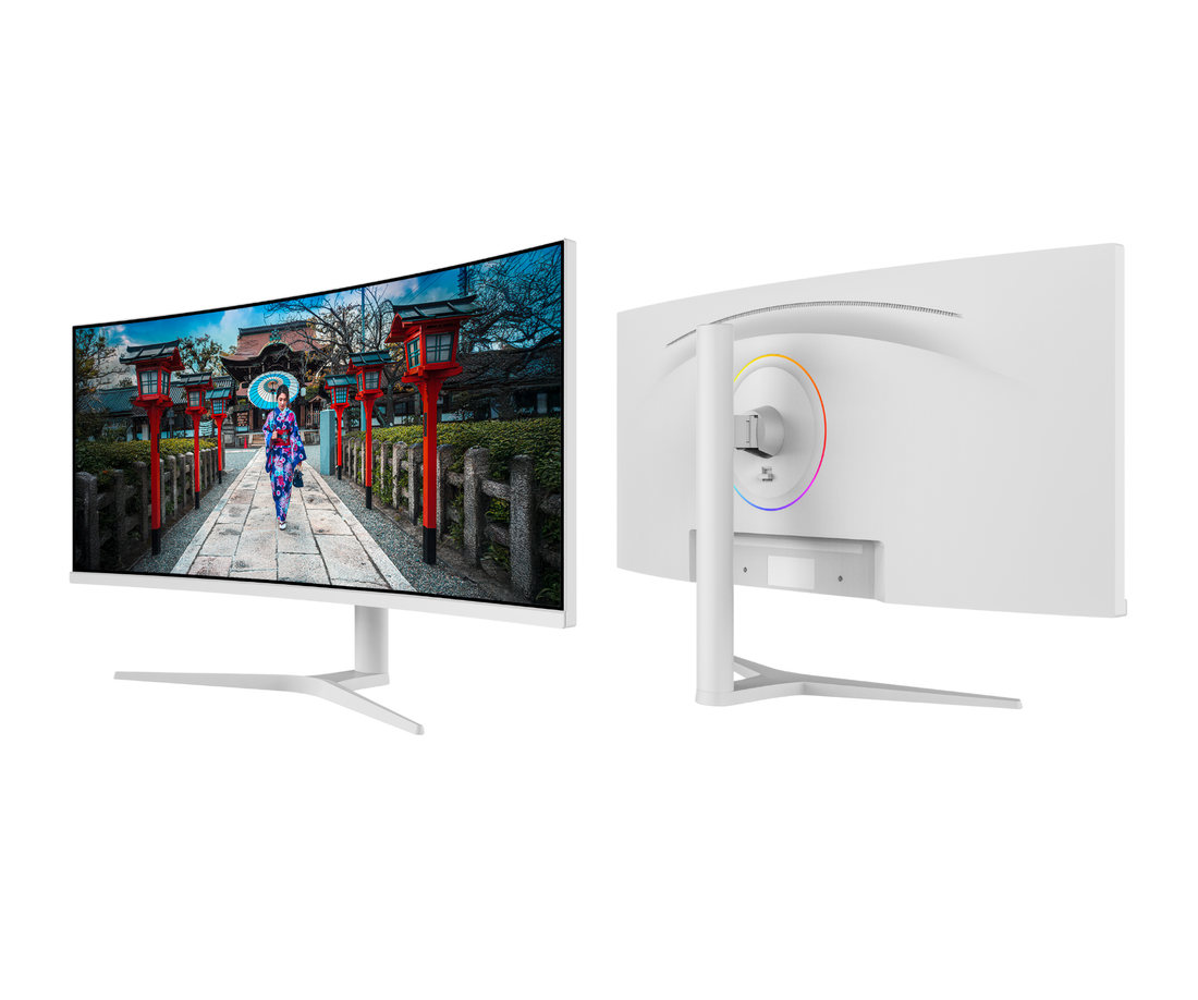 Schermo curvo | 34&quot; | UWQHD | IPS | Bianco