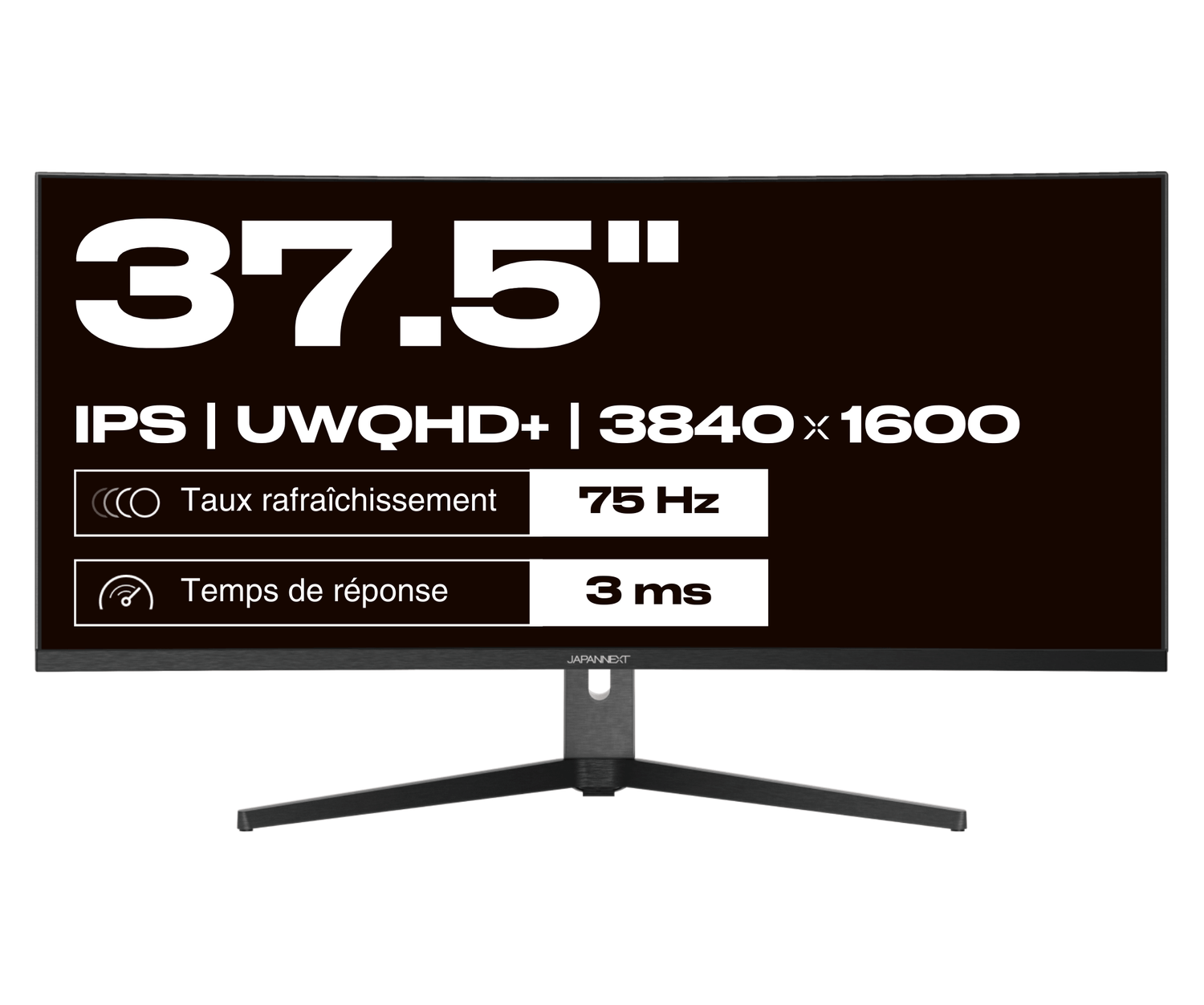 Monitor curvo per PC  | 37,5&quot; | WQHD+ | Dalle IPS | USB-C (+ carica 65W)