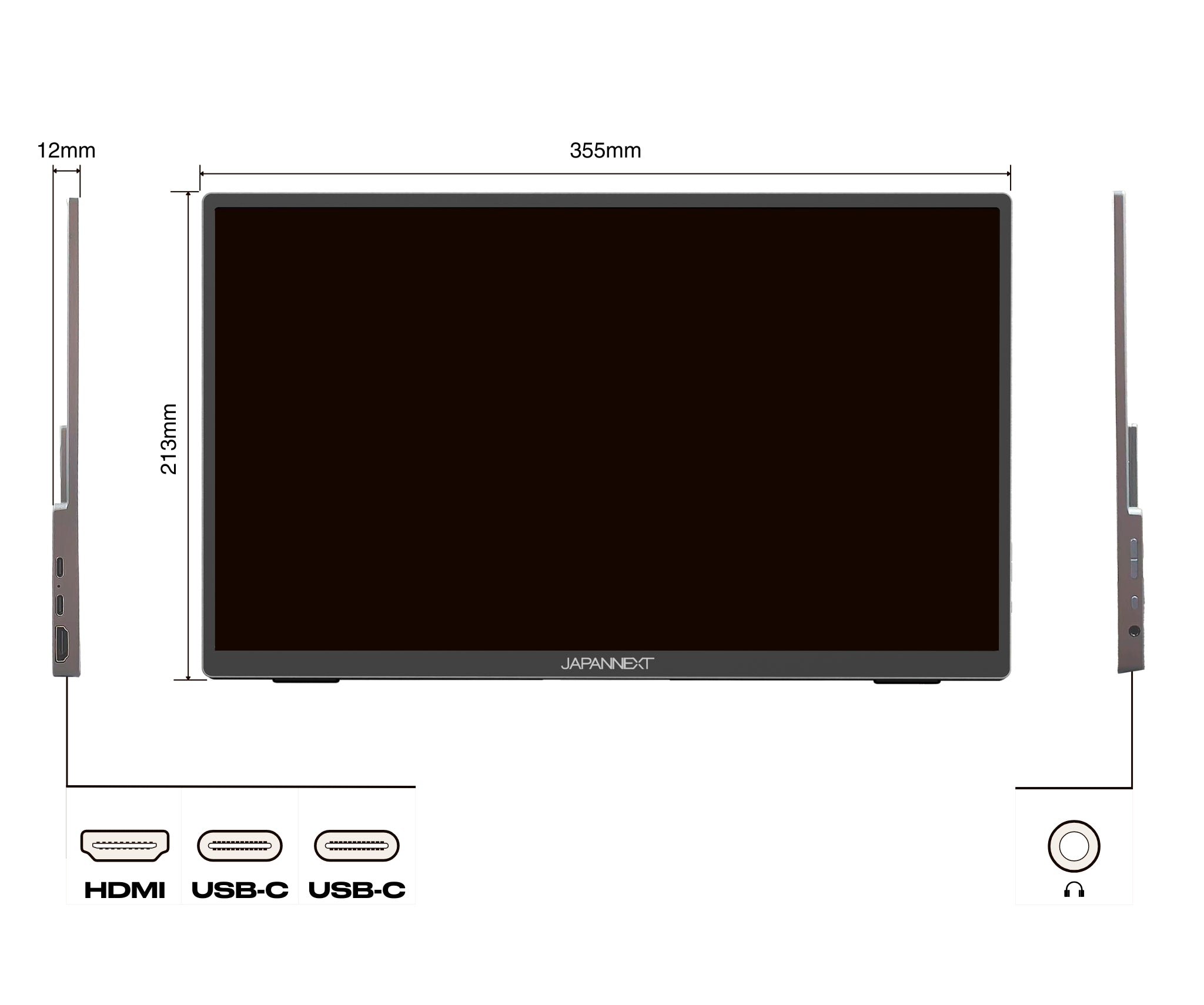 Schermo Portatile | Touch | 15,6&quot; | FULL HD