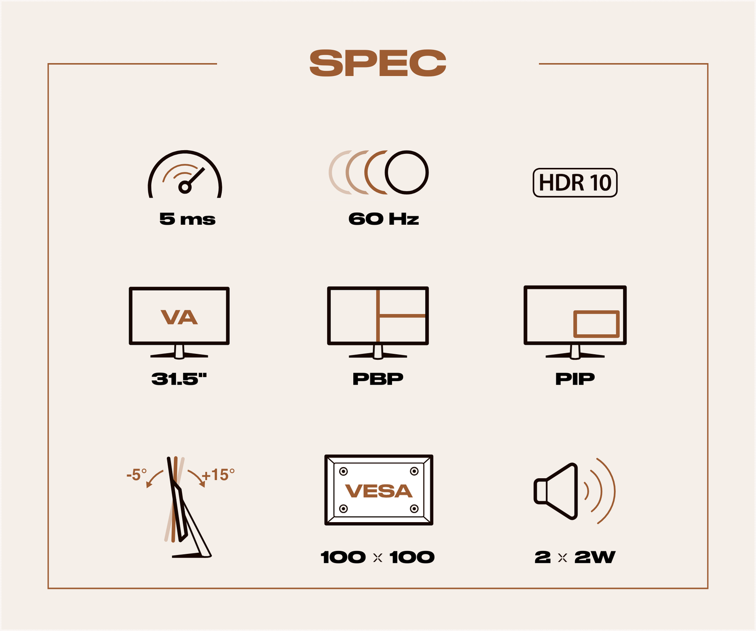 Schermo da ufficio | 31,5&quot; | 4KUHD | 60Hz