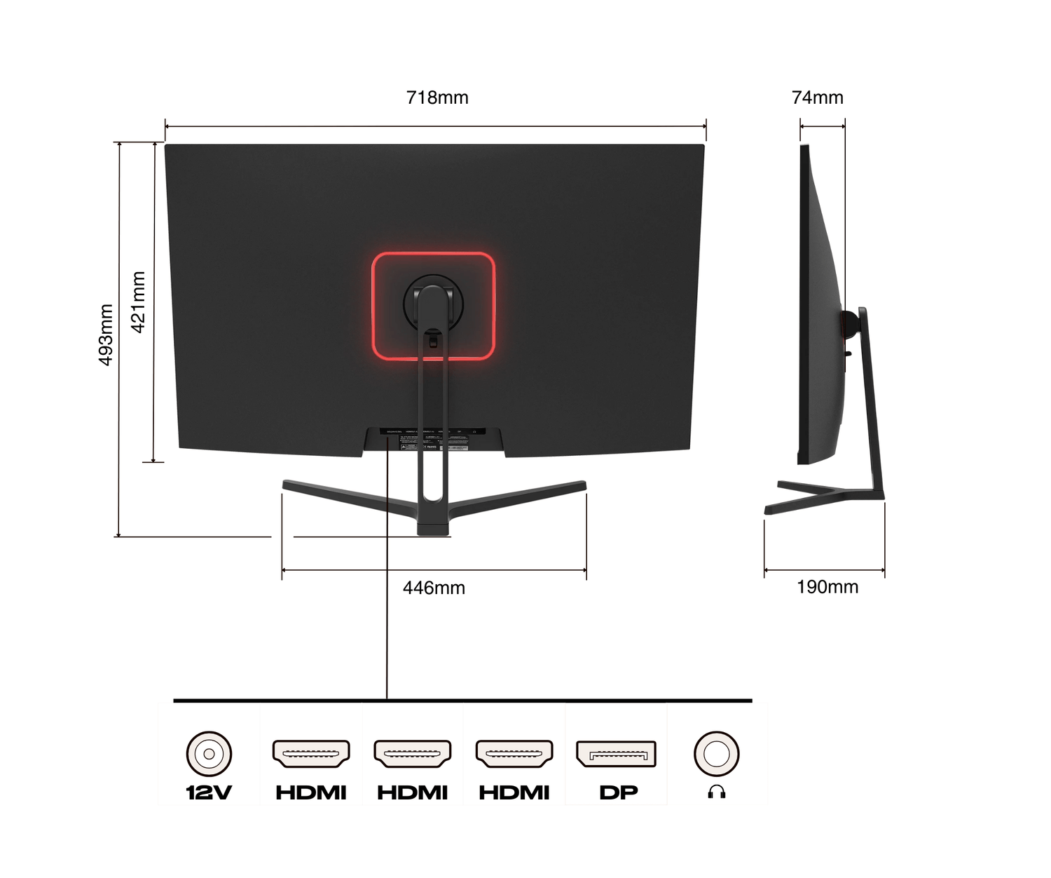 Schermo da ufficio | 31,5&quot; | 4KUHD | 60Hz