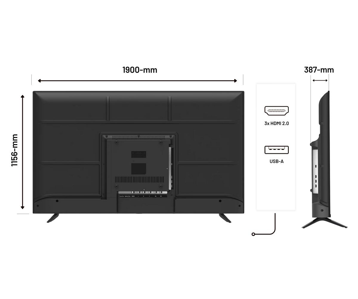 Schermo per digital signage | 85” | UHD/4K