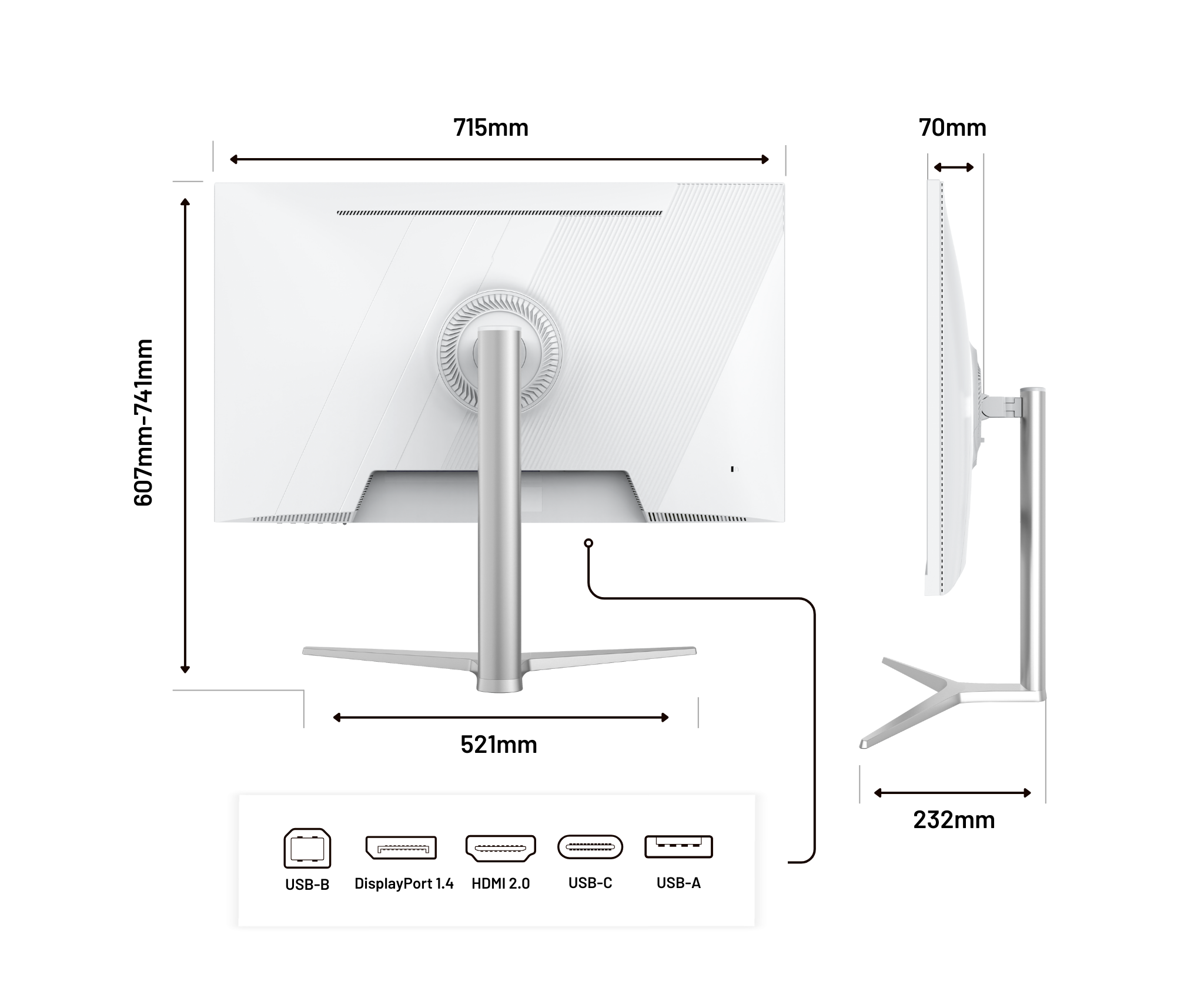 Monitor PC da Ufficio | 31,5" | 6K | 60Hz