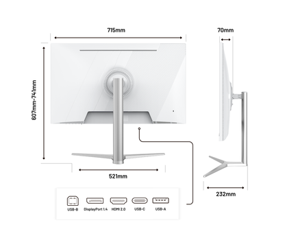 Monitor PC da Ufficio | 31,5" | 6K | 60Hz