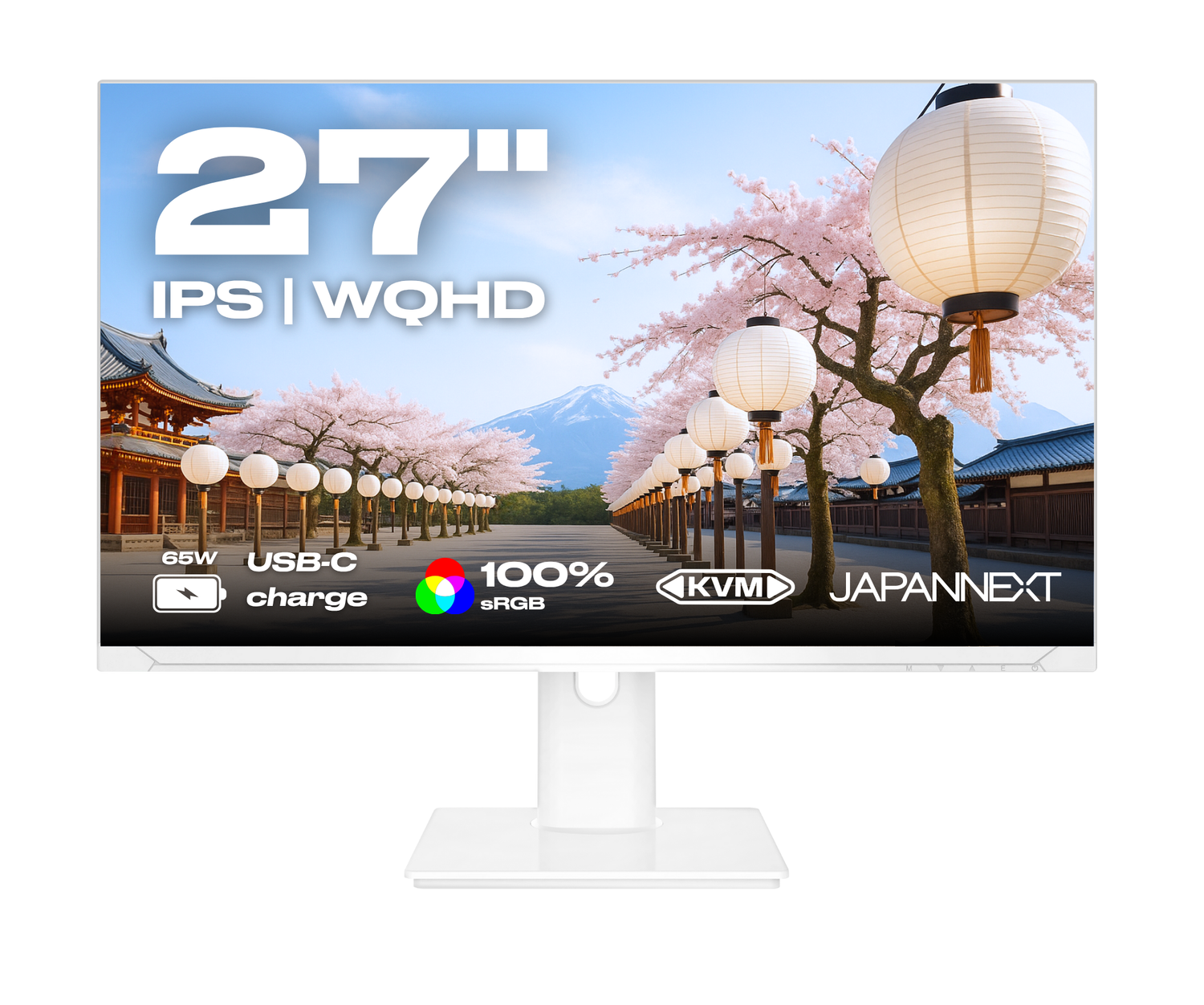 Schermo da ufficio | 27&quot; | WQHD | Bianco