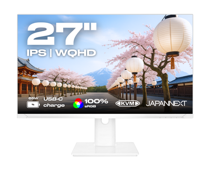 Schermo da ufficio | 27&quot; | WQHD | Bianco