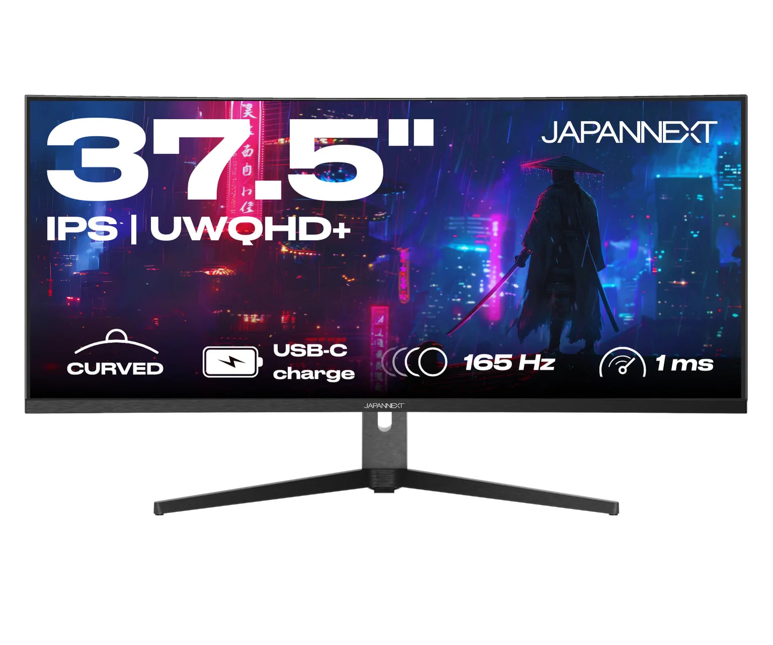 Monitor curvo per PC | 37,5&quot; | WQHD+ | 144Hz | USB-C (+ carica 65W)