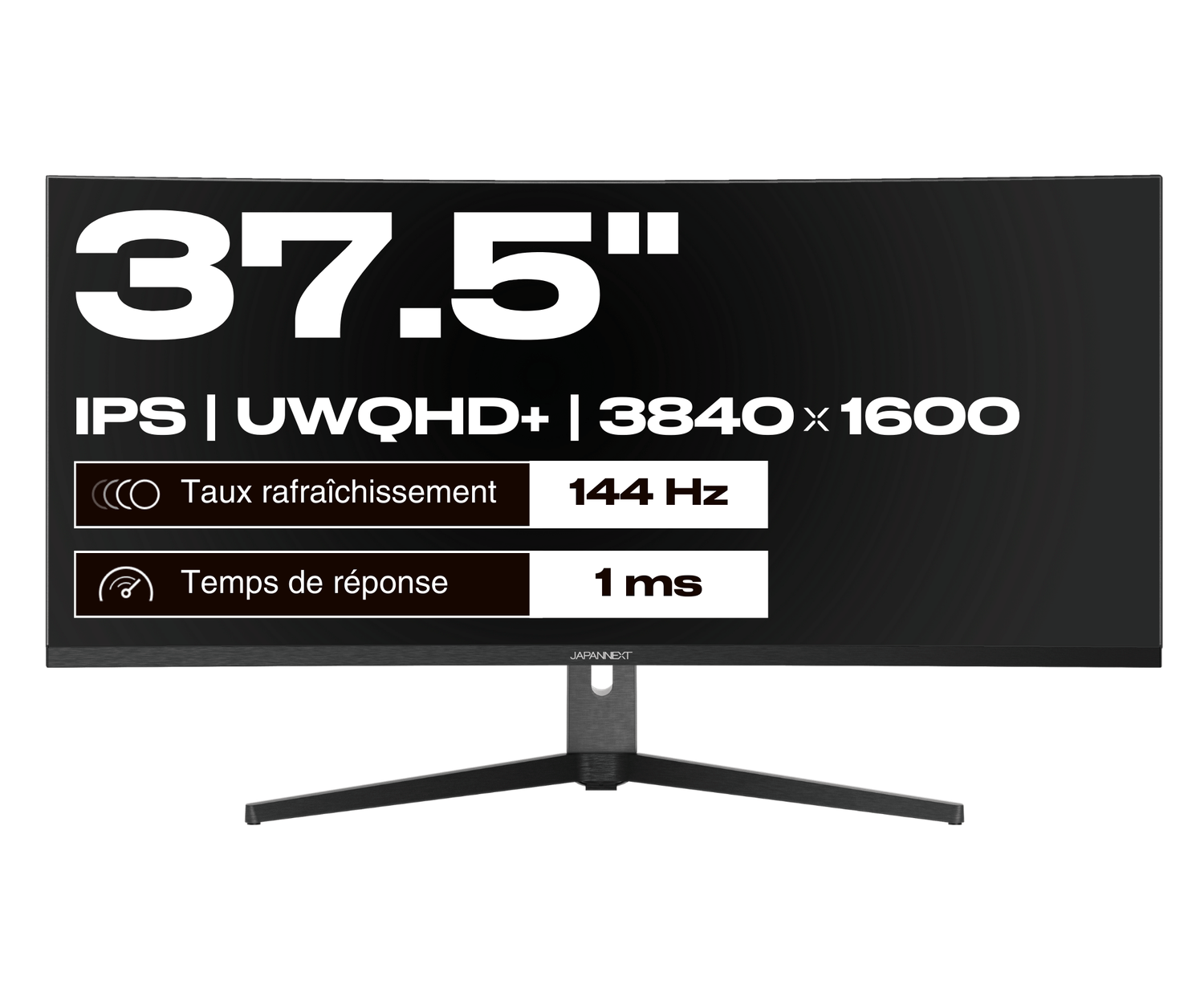 Monitor curvo per PC | 37,5&quot; | WQHD+ | 144Hz | USB-C (+ carica 65W)