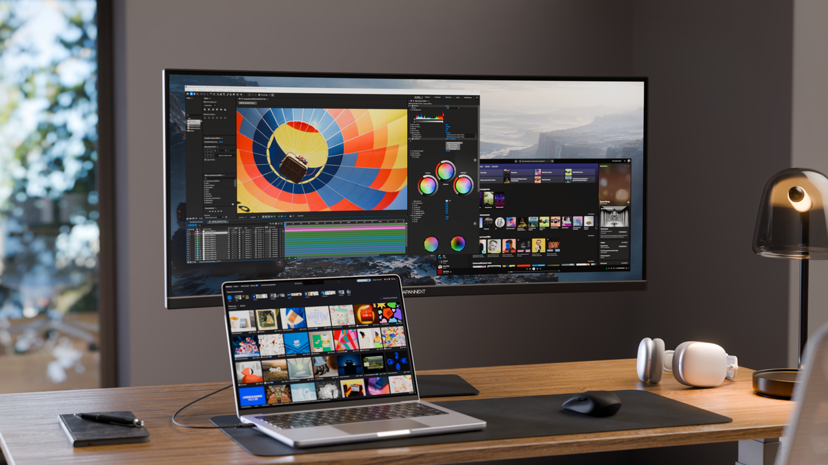 Monitor curvo per PC | 37,5" | UWQHD+ | 144 Hz | USB-C (Power Delivery 90 W)