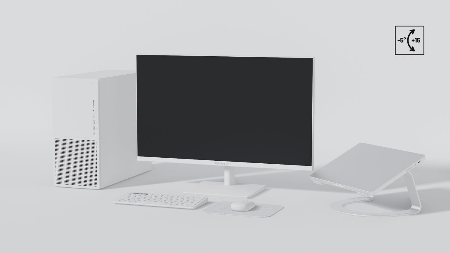 Schermo per PC da ufficio | 28&quot; | 4K UHD | Bianco