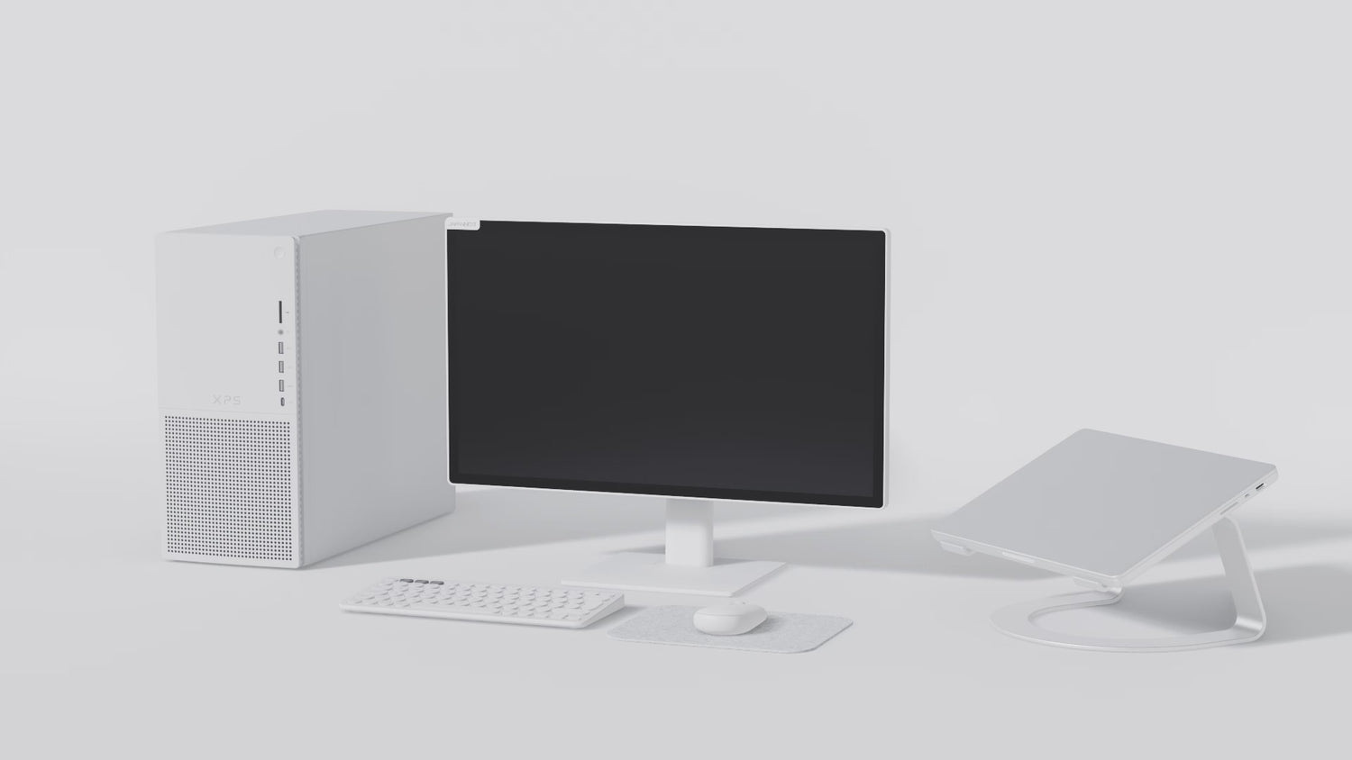 Schermo PC da ufficio | 21,5&quot; | FHD | Touchscreen | Hub USB | KVM