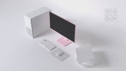 Monitor Gaming | 23,8” | IPS | FHD | 120Hz | Rosa pastello